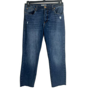 STS Blue Erin High Rise‎ Lightly Destructed Raw Hem Denim Jeans Size 28